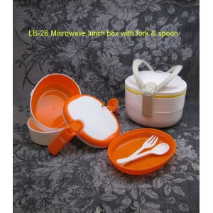 Lunch box with Cutlery